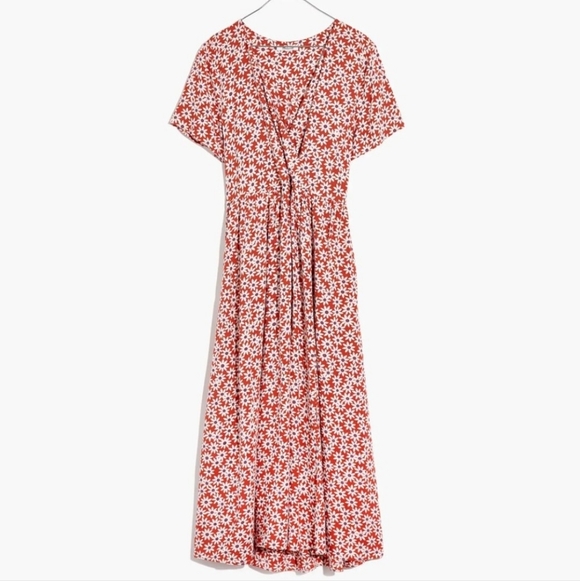 Madewell Clara Midi Dress in Russet Daisy - Picture 5 of 7